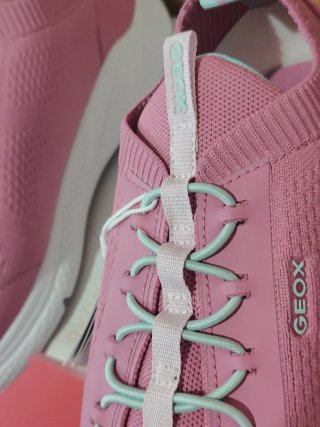 Zapatillas Geox niña running rosa