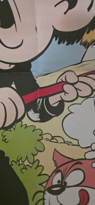 I Puffi Poster Vintage Gargamella Baby