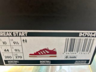 Zapatillas Adidas Rojas y Blancas
