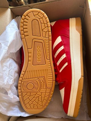 Zapatillas Adidas Rojas y Blancas