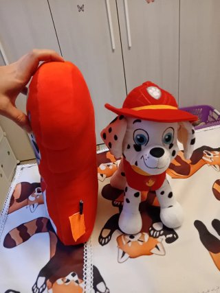 Cuscino + Peluche Marshall Paw Patrol
