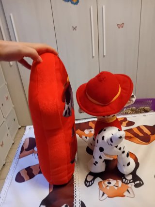 Cuscino + Peluche Marshall Paw Patrol