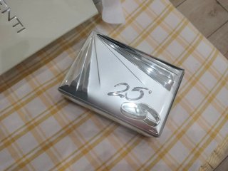 Scatola Valenti Argento 13x9 cm