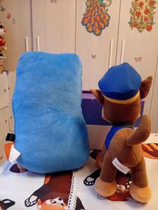 Cuscino e Peluche Chase Paw Patrol
