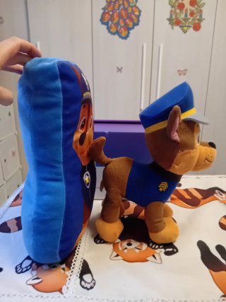 Cuscino e Peluche Chase Paw Patrol