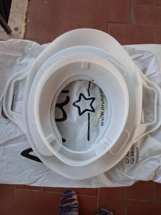 Adaptador WC infantil ranas