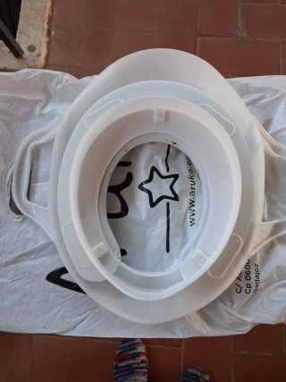 Adaptador WC infantil ranas