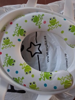 Adaptador WC infantil ranas