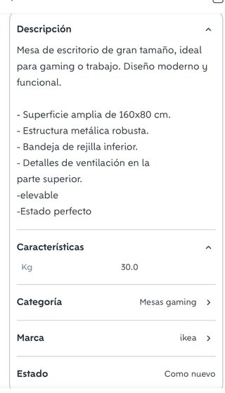 Escritorio Gamer Negro Ikea + Protector