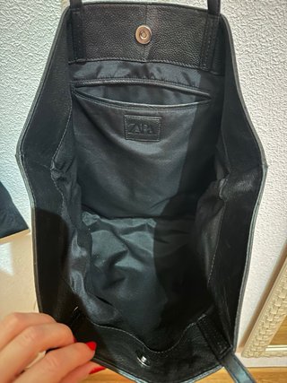 Bolso Negro Piel