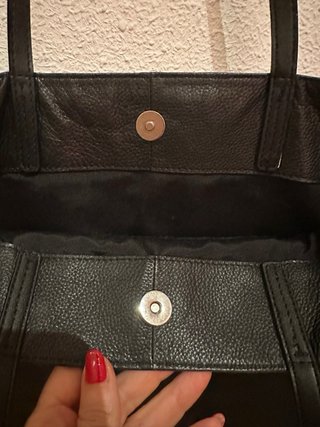 Bolso Negro Piel