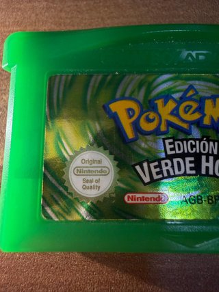 Cartucho Original Pokémon Edición Verde Hoja GBA