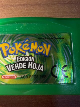 Cartucho Original Pokémon Edición Verde Hoja GBA