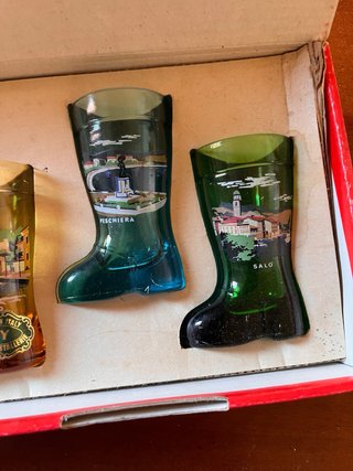 Servizio 6 Bicchierini Liquore Stivaletto