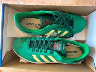 Zapatillas Adidas Gazelle Verde y Amarillo