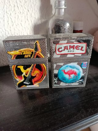 Cajas Metálicas Camel Colección Rock