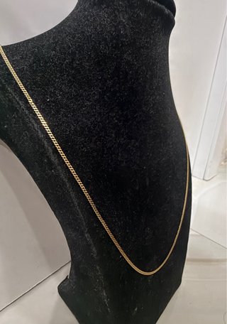 Cadena cubana oro 18k