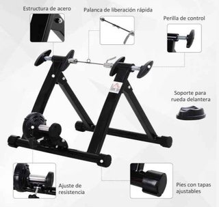 Rodillo de Bicicleta Entrenamiento Plegable