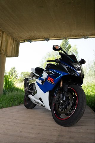 Suzuki GSX-R 1000 Azul/Blanco