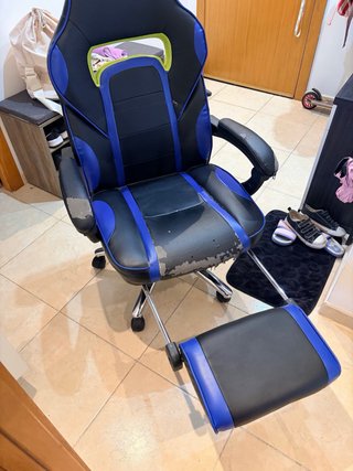 Silla Gamer Garmin Negra y Azul
