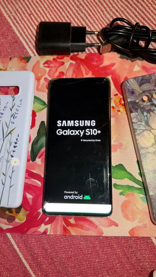 Samsung Galaxy S10 Plus   3 Fundas y Cargador