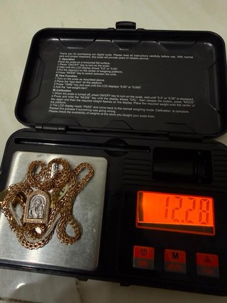 Cadena de Oro 14K con Colgante