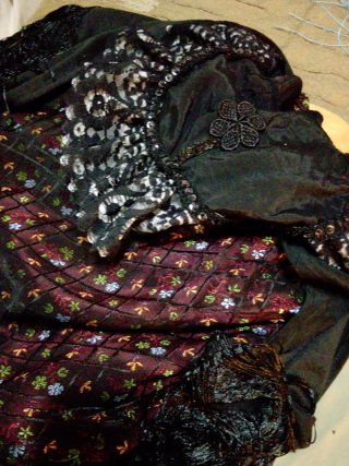 Conjunto Baturra Negro y Multicolor
