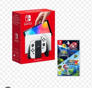 Nintendo Switch OLED Blanca + Mario 1 y 2