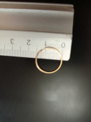 Pendiente aro oro 18k