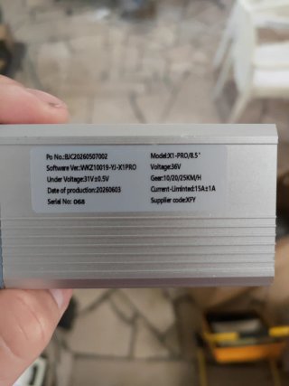 Centralina+acceleratore ecc x1-pro/8,5 monopattino