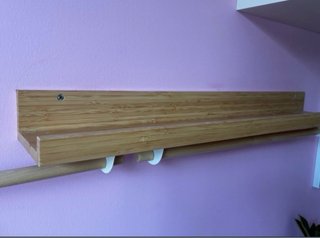Estante Ikea Bambú con barra