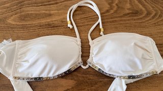 Top bikini Women's Secret 85B blanco