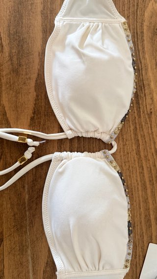 Top bikini Women's Secret 85B blanco
