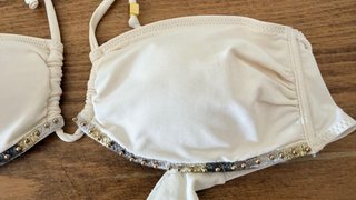 Top bikini Women's Secret 85B blanco
