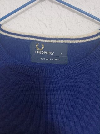 Jersey Fred Perry Azul Talla S