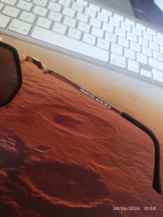 Gafas Cazal Enchapado Oro 24K Negro/Dorado