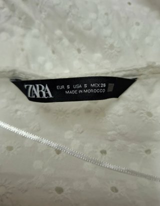 Camicia Zara bianca con bottoni
