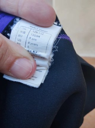 Neopreno niña Olaian morado/rosa T8