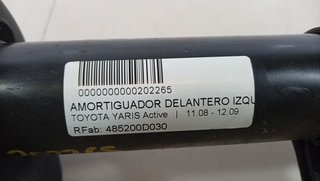TOYOTA YARIS Active AMORTIGUADOR DELANTERO IZQUIERDO