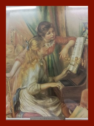Quadro Renoir Jeunes filles au piano
