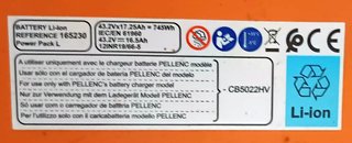 Peine Power 48 P230 motosierro Selion M12 Pellenc