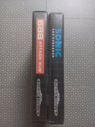 Pack Mega Drive Sonic y 688 Attack Sub