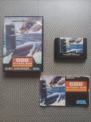 Pack Mega Drive Sonic y 688 Attack Sub