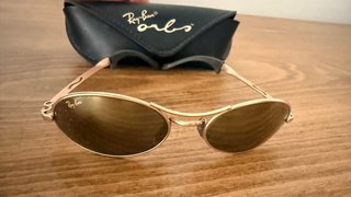Gafas de Sol Ray-Ban Oval Vintage Oro B&L USA