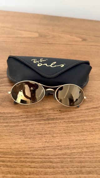 Gafas de Sol Ray-Ban Oval Vintage Oro B&L USA