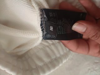 Pantaloni Richmond bianchi bimbo