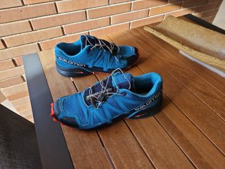 Zapatillas Salomon Speedcross 4 Azul Naranja