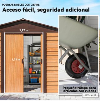 Caseta Jardín Exterior 4,84m²