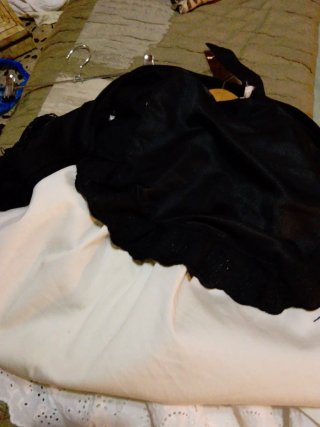 Conjunto Baturra Negro y Beige