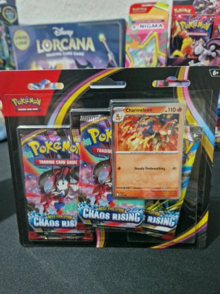 Blíster Pokémon Chaos Rising 3 Sobres INGLÉS